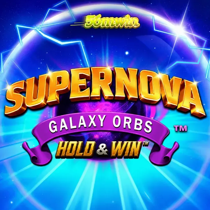 Interface de jogo do slot Supernova Galaxy Orbs com símbolos de orbes e moedas