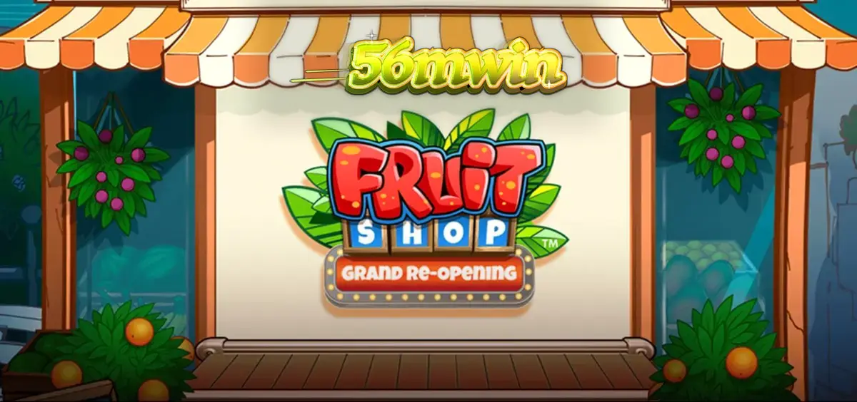 Fruit Shop Grand Re-Opening slot interface com frutas coloridas